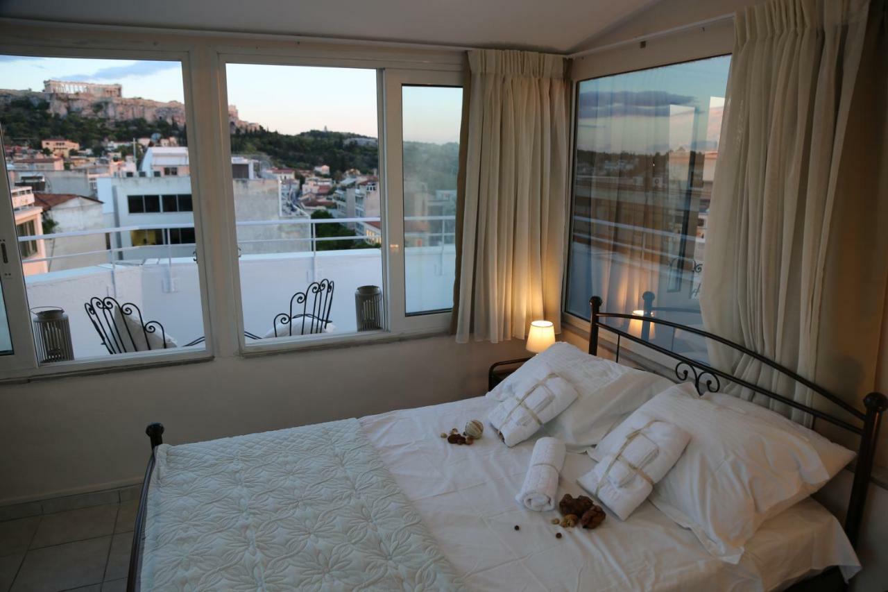 Flat In Monastiraki With Stunning View Of Acropolis Apartamento Atenas Exterior foto