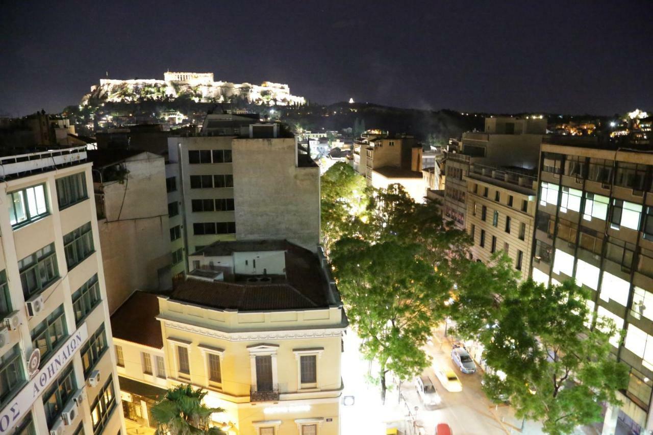 Flat In Monastiraki With Stunning View Of Acropolis Apartamento Atenas Exterior foto